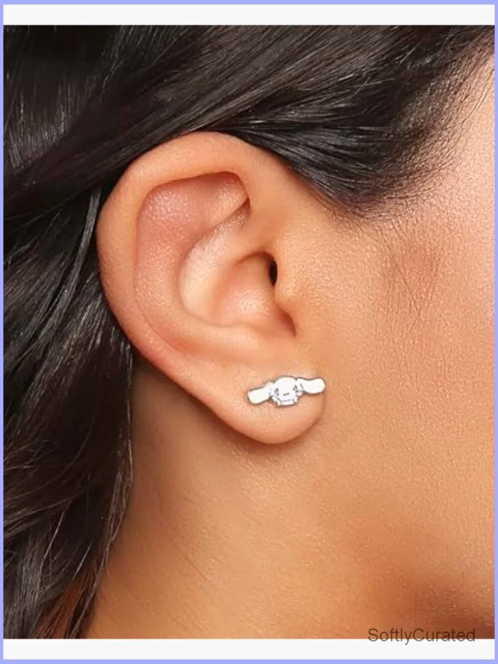 Stud Earrings Collection Silver Flash-Plated Enamel Crystal